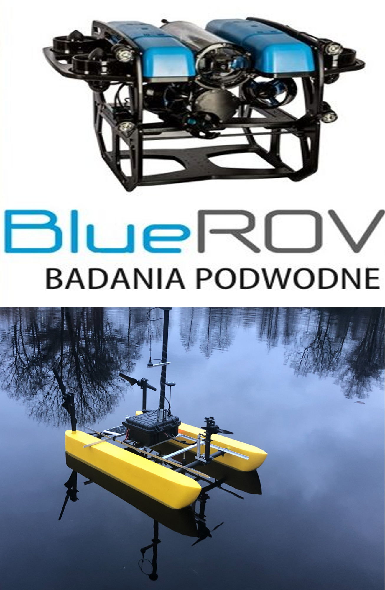 Pomiary Dronami ROV, UAV, USV